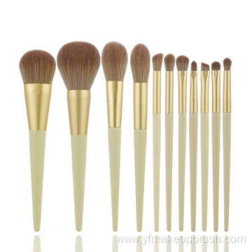White Handle Beauty Professional Makeup Brush Set
